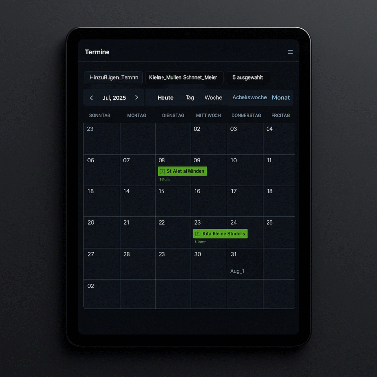 Ihre Kalender in Spektor